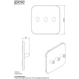 Giese Hakenleiste 10043-02,