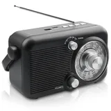 Tragbares Radio mit Bluetooth, AM,FM,SW Kofferradio, Strom & Batteriebetrieb, Eingebautem Lautsprecher MP3 Funktion Kopfhöreranschluss Küchenradio Kleines Radio für Büro Outdoor Camping Notfall