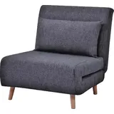 Schlafsessel inkl. Kissen, ca. 77 x 90 x 81 cm - Dunkelgrau