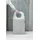 Brabantia - - Quick-Drop-Öffnung - Robuste Textilsack - Platzsparend - Der Deckel lässt sich zu Griffen ausklappen - Einfache Entleerung - Grau - 55 L- 29.5 x 54.0 x 50.5 cm