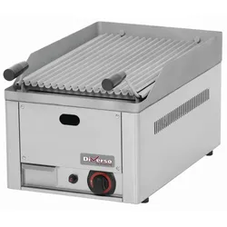 Lavasteingrill V-Rost Lavagrill Grill 330x530x290mm 4kw Glühsteingrill Gas