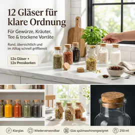 gouveo Mini Gewürzglas 30 ml 48 St.