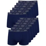 NUR DIE 3D-Flex Classic Boxershorts dunkelblau / grau L 3er Pack