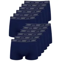 NUR DIE 3D-Flex Classic Boxershorts dunkelblau / grau L 3er Pack
