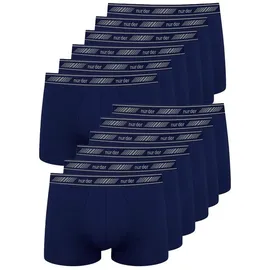 NUR DIE 3D-Flex Classic Boxershorts dunkelblau / grau L 3er Pack