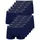 NUR DIE 3D-Flex Classic Boxershorts dunkelblau / grau L 3er Pack