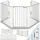 KIDUKU Kaminschutzgitter 360 cm Grau
