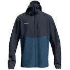 Mammut Wanderjacke Alto Guide Hardshell Hooded (atmungsaktiv, wasserdicht, PFC-frei) deepblau/marineblau Herren