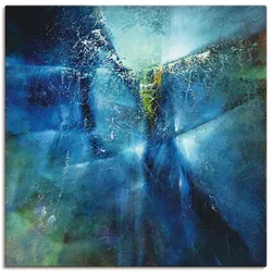 Artland Leinwandbild »Und ich träumte, dass ich fliege«, Gegenstandslos, (1 St.), auf Keilrahmen gespannt Artland Farbe Bild(er): blau