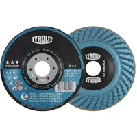 TYROLIT Schruppschleifscheibe PREMIUM*** RONDELLER,Ø 125 mm, Körnung: 24