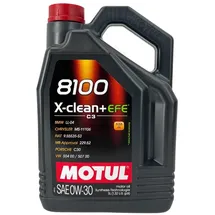 Motul 8100 X-Clean + EFE 111677 0W-30 5 l