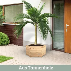 deluke Pflanzkasten Holz 6-eckig MICHA 60cm