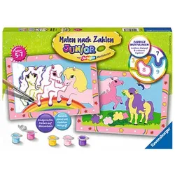 Ravensburger Malen-nach-Zahlen Süße Ponys mehrfarbig