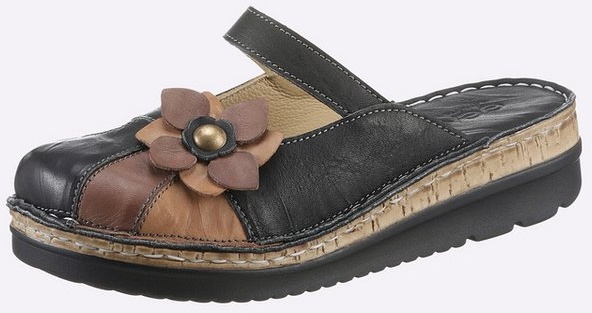 Preisvergleich Produktbild Gemini Clog Hausschuh braun|schwarz 41 EU