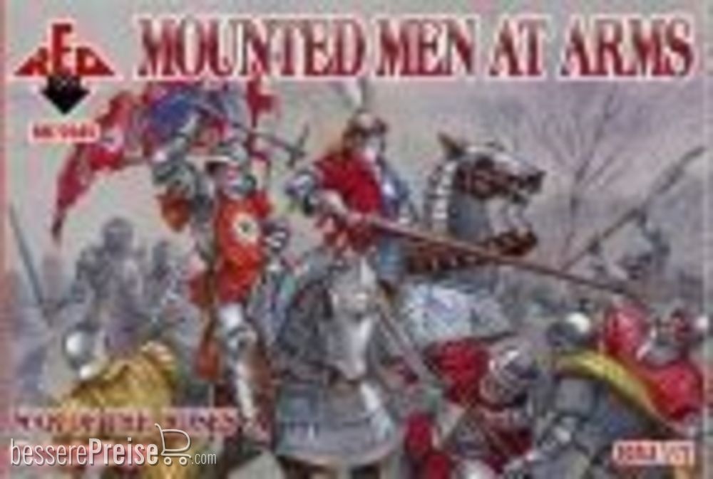 Red Box RB72045 - Mounted Men at Arms, War of the Roses 6 in 1:72