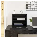 vidaXL Schreibtisch Organizer Schwarz Eichen-Optik 36 x 26 x 29,5 cm, Bürotisch Aufbewahrung, moderner Organizer, idealer Helfer für deinen Arbeitsplatz, ordentliches Caddy