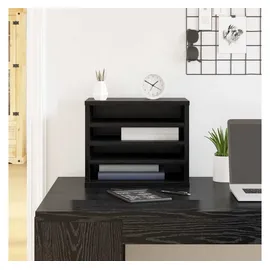 vidaXL Schreibtisch Organizer Schwarz Eichen-Optik 36 x 26 x 29,5 cm, Bürotisch Aufbewahrung, moderner Organizer, idealer Helfer für deinen Arbeitsplatz, ordentliches Caddy