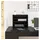 vidaXL Schreibtisch Organizer Schwarz Eichen-Optik 36 x 26 x 29,5 cm, Bürotisch Aufbewahrung, moderner Organizer, idealer Helfer für deinen Arbeitsplatz, ordentliches Caddy