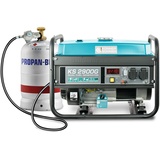 Könner & Söhnen 2900 W, gas u. Benzin-Generator stromaggregat stromerzeuger KS 2900G