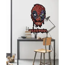 KOMAR Deko-Sticker Deadpool Meltpool 50 x 70 cm