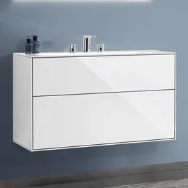 Villeroy & Boch Waschtischunterschrank 2 Auszüge 99,6 x 59,1 x 49,8 cm Schwarz