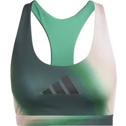 ADIDAS Damen Powerimpact Training Medium-Support, SECOGR/BLACK, S