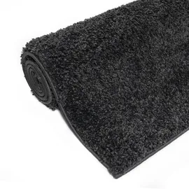 OTTO home Hochflor-Teppich OTTO HOME "Viva Shaggy, in Standard- und Premium-Qualität, 30 mm oder 45 mm Höhe" Gr. 11, grau, B:67cm H:30mm L:230cm, Kunstfaser, Teppiche, Uni Farben, einfarbig, besonders weich und kuschelig, Kundenliebling