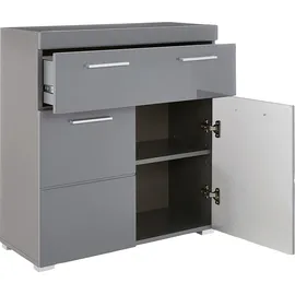 WELLTIME Unterschrank Avena 73 x 31 x 79 cm Grau