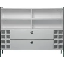 trendteam Bartisch 140 x 109 x 48 cm Weiß