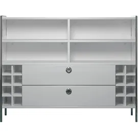 trendteam Bartisch 140 x 109 x 48 cm Weiß