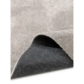 benuta nest Waschbarer Teppich Nina Grau 160x230 cm - Moderner Kurzflor-Teppich für Wohnzimmer