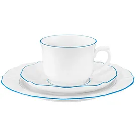 SELTMANN WEIDEN Sonate Blue Lines Kaffeeservice 18-tlg. blau/weiß