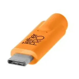 Tether Tools USB-C auf Micro-USB 4,60 m Orange