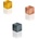 Sigel GL724 Neodym-Magnete eloxiertes Aluminium Stück 11x11x11 mm SuperDym für Glas-Magnettafeln und Glas-Whiteboards