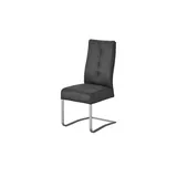 MCA Furniture MCA Salva Schwingstuhl Edelstahl/Antiklook