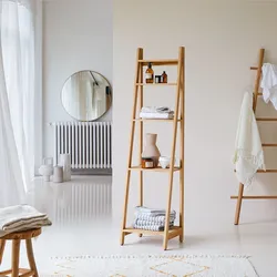 Badezimmerregal Regal für Badezimmer aus Teak Massivholz stilvoll und natürlich