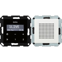 Gira 228003 Unterputz-Radio RDS mit 1 Lautsprecher reinweiß glänzend Gira 228003 Unterputz-Radio RDS mit 1 Lautsprecher reinweiß glänzend
