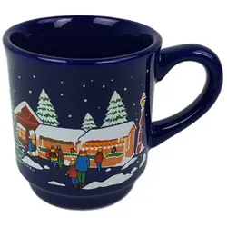 Glühwein Becher Tasse Keramiktasse Weihnachten Glühweinbecher aus Keramik 0,2 L Design 3
