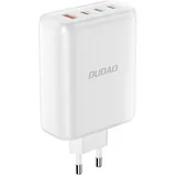 DUDAO Akkuladegerät Dudao A140EU Schnelladegerät USB-A / 3xUSB-C PD 140W Weiß