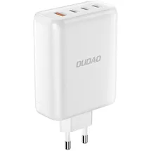 DUDAO Akkuladegerät Dudao A140EU Schnelladegerät USB-A / 3xUSB-C PD 140W Weiß