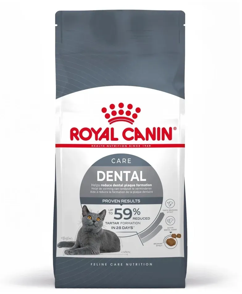 ROYAL CANIN Dental Care 8kg Trockenfutter für ausgewachsene Katzen zur Reduzierung der Zahnsteinbildung (Mit Rabatt-Code ROYAL-5 erhalten Sie 5% Rabatt!)