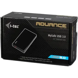 iTEC i-tec Mysafe Externes Festplattengehäuse für 3,5" SATA zu USB 3.0 schwarz