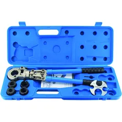 Pipetec Handpresszange TH-Profil inkl. Koffer TH-Profil und Einlagen 16-32mm
