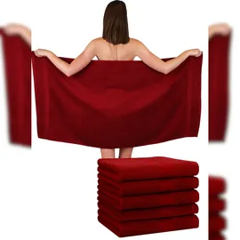Betz Badetuch 70 x 140 cm rot 6 St.