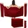 Betz Badetuch 70 x 140 cm rot 6 St.