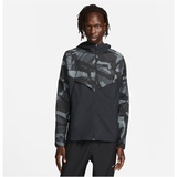 Nike Repel Windrunner Camouflage Laufjacke Herren 010 - black/black/reflective silv XXL