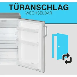 Bomann VS 2195 Kühlschrank (134 l, 850 mm hoch, Edelstahl)