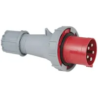 PCE CEE 63 A/400 V 5-pin Plug male Rot