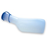 sundo HOMECARE Urinflasche für Männer aus Kunststoff, mit Deckel, milchig autoklavierbar