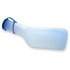sundo HOMECARE Urinflasche für Männer aus Kunststoff, mit Deckel, milchig autoklavierbar